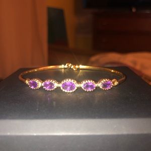 Purple Diamond bracelet